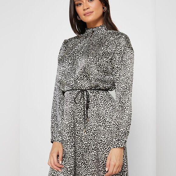 Mango Belted Printed Dress New. - Picture 5 of 9